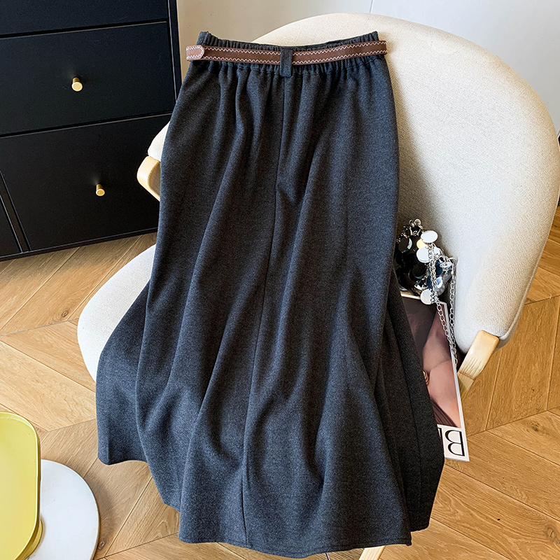 Long Casual skirt summer A-line work clothing for women
