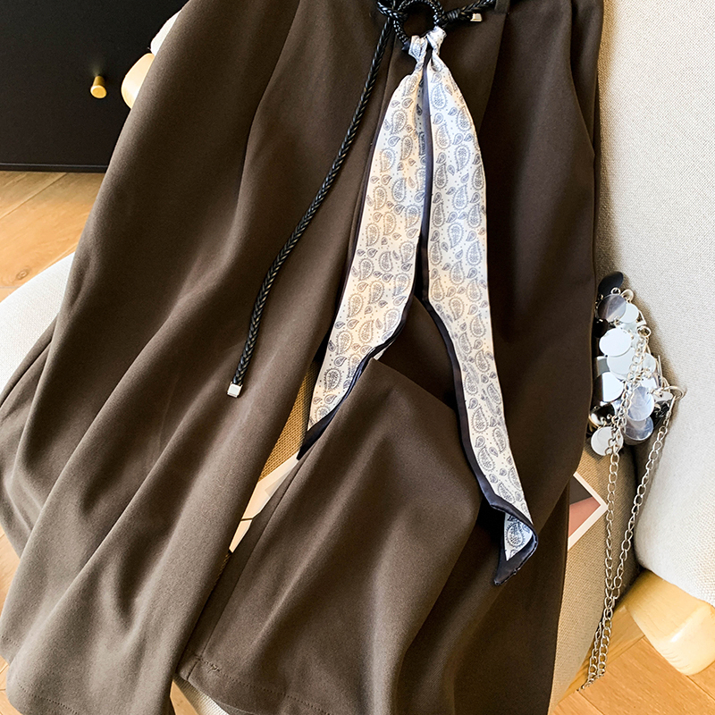 Pure casual pants high waist suit pants for women