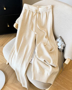 Autumn and winter wide leg pants straight pants pants