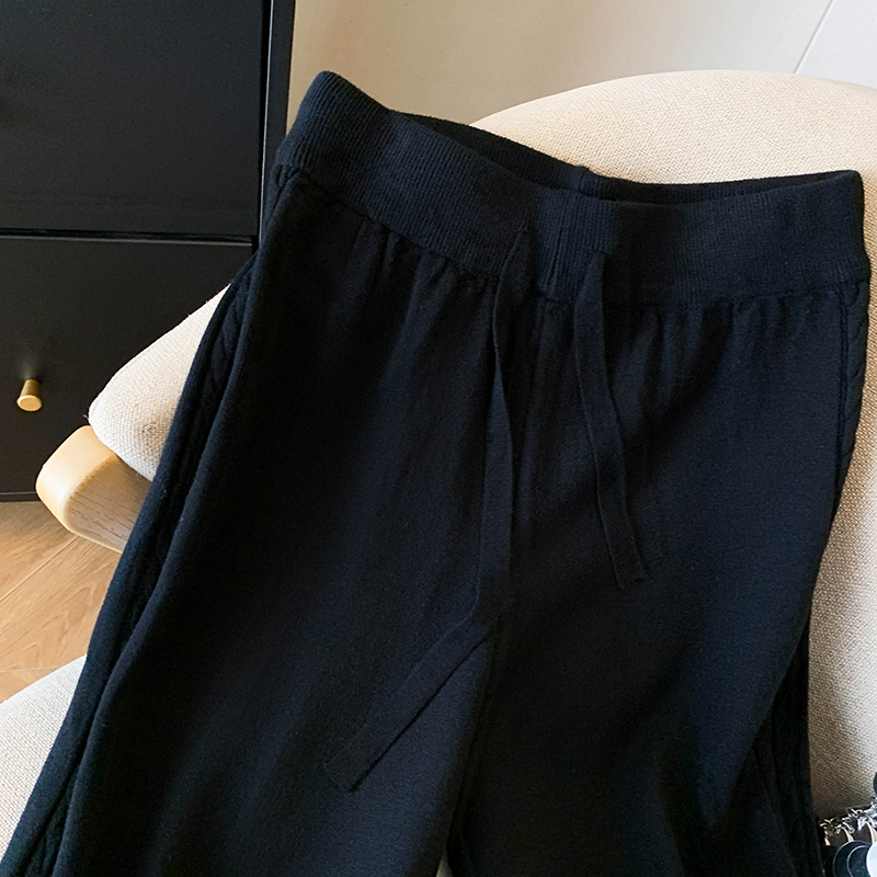 Autumn and winter wide leg pants straight pants pants