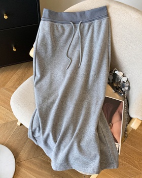 Frenum Casual autumn and winter slim high waist skirt