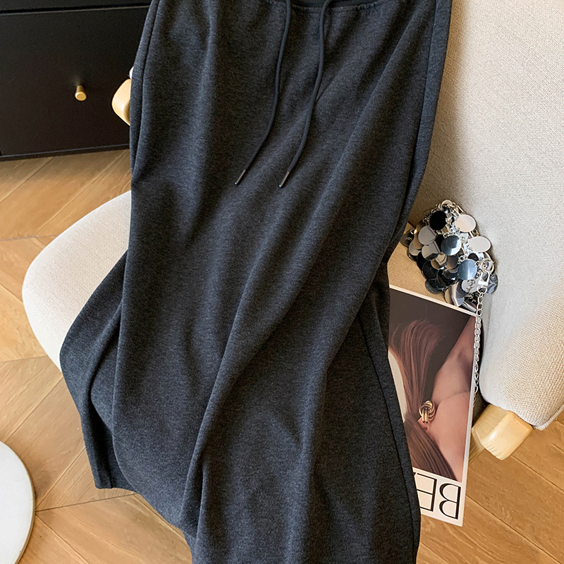 Frenum Casual autumn and winter slim high waist skirt