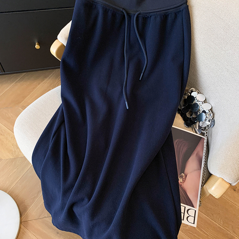 Frenum Casual autumn and winter slim high waist skirt