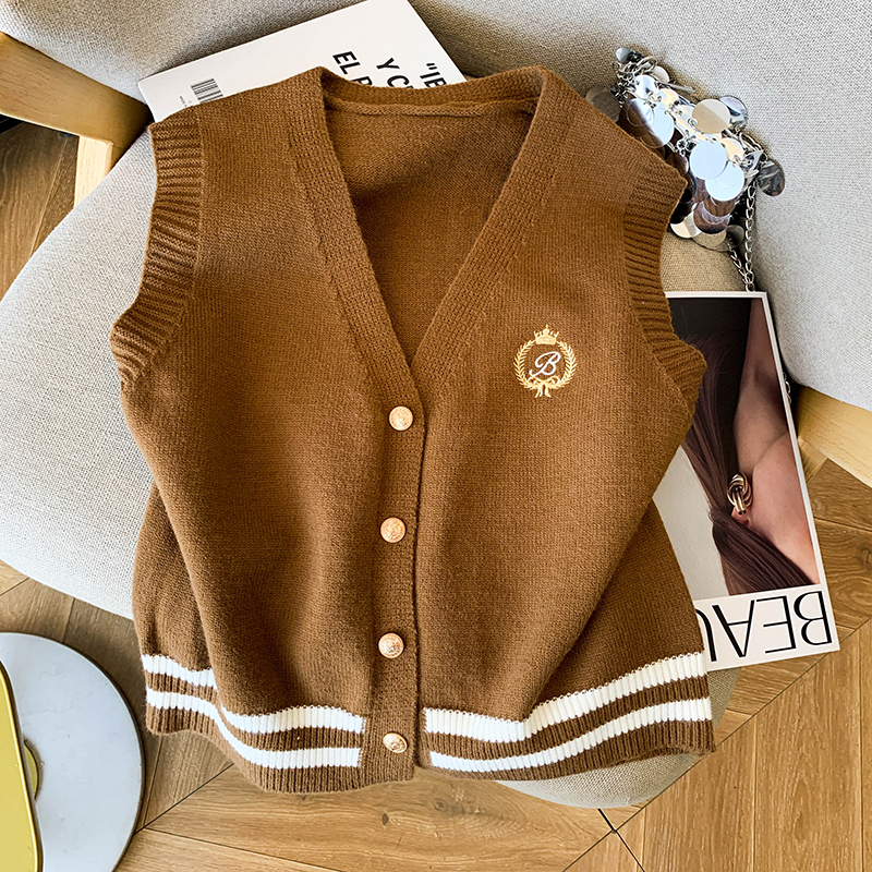 Autumn and winter shirt waistcoat 2pcs set