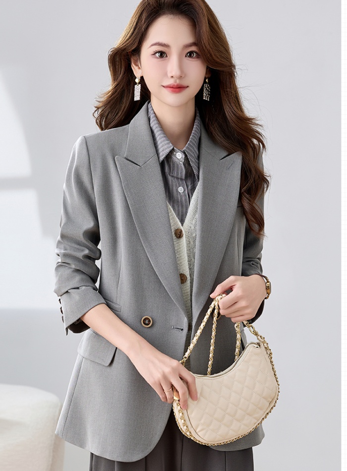 Temperament autumn business suit slim coat for women