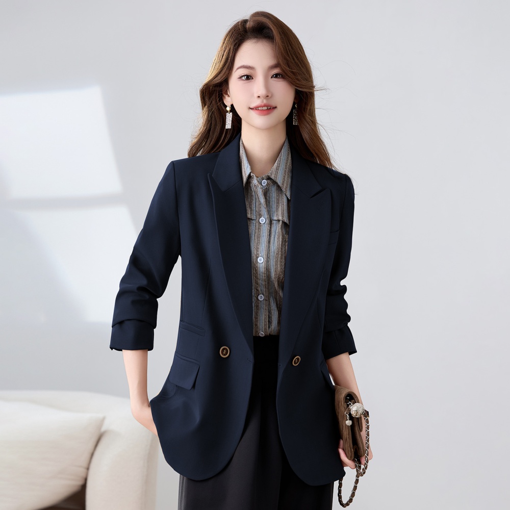 Temperament autumn business suit slim coat for women