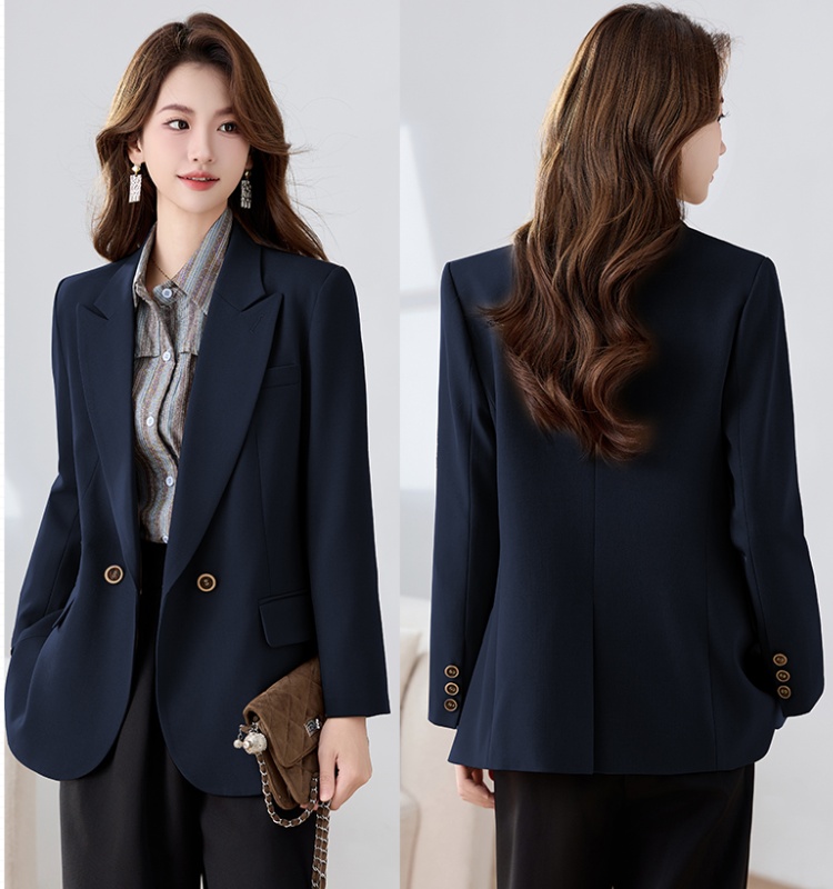 Temperament autumn business suit slim coat for women
