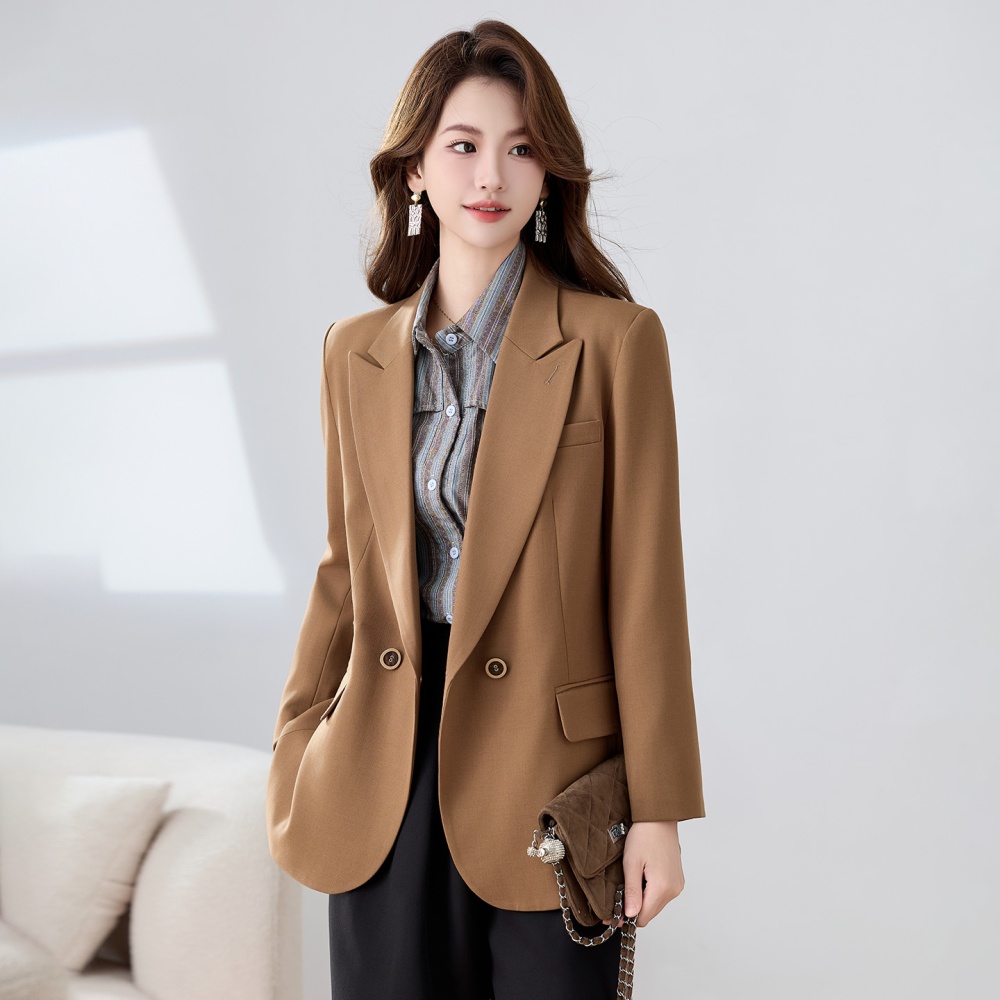 Temperament autumn business suit slim coat for women