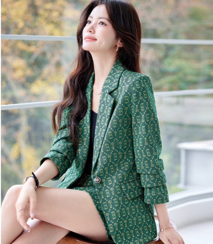 Commuting business suit profession shorts a set for women