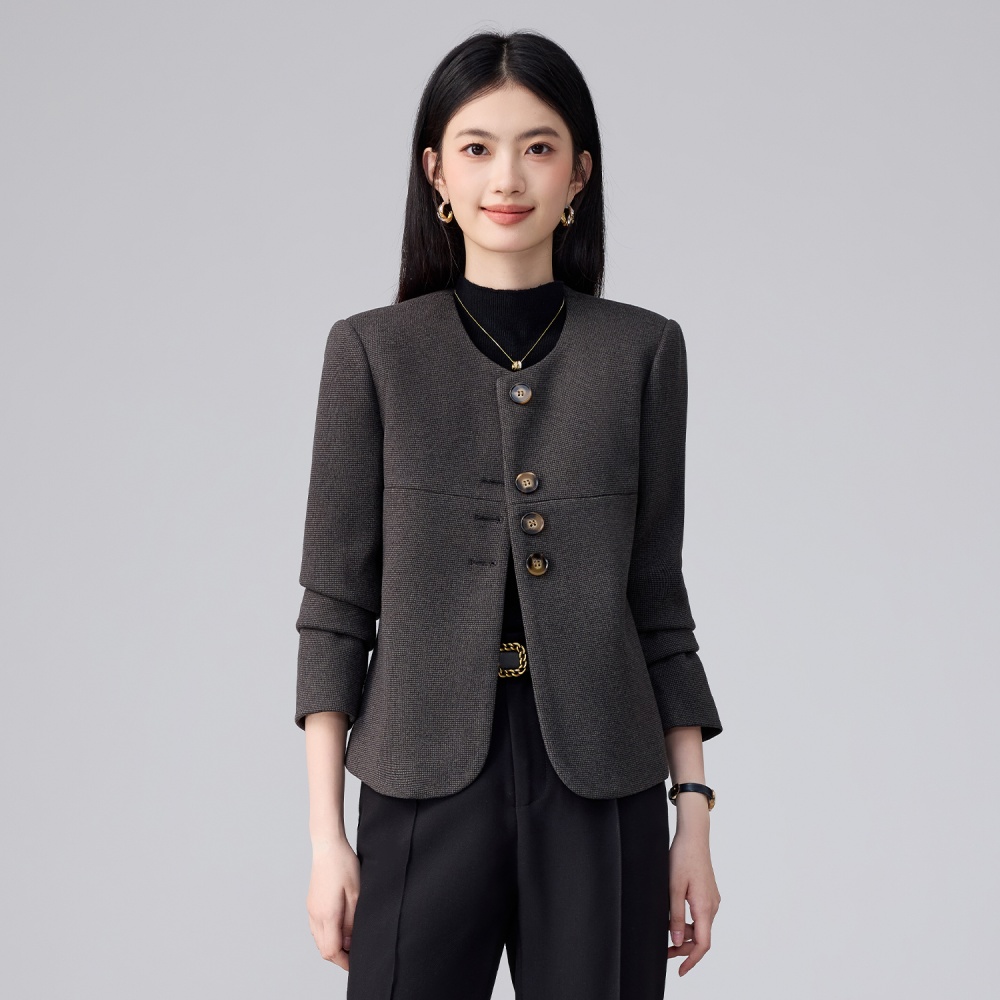 Chanelstyle woolen coat business suit for women