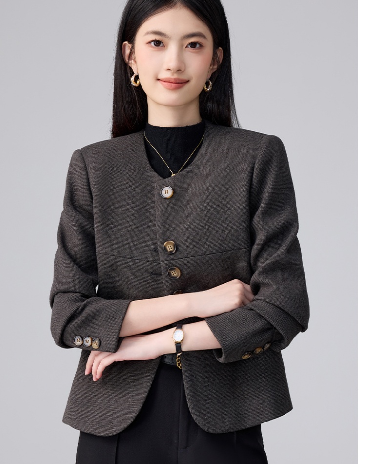 Chanelstyle woolen coat business suit for women