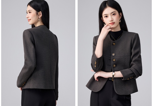 Chanelstyle woolen coat business suit for women