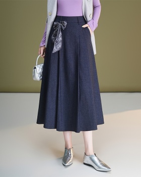 Loose business suit big skirt long skirt for women