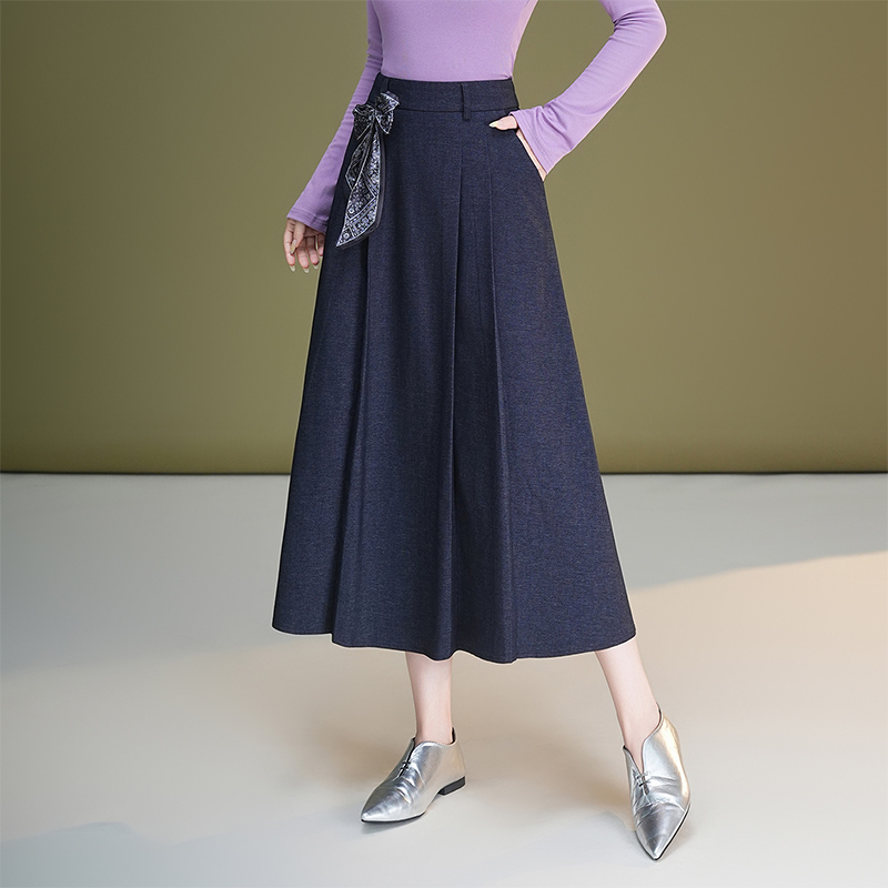 Loose business suit big skirt long skirt for women