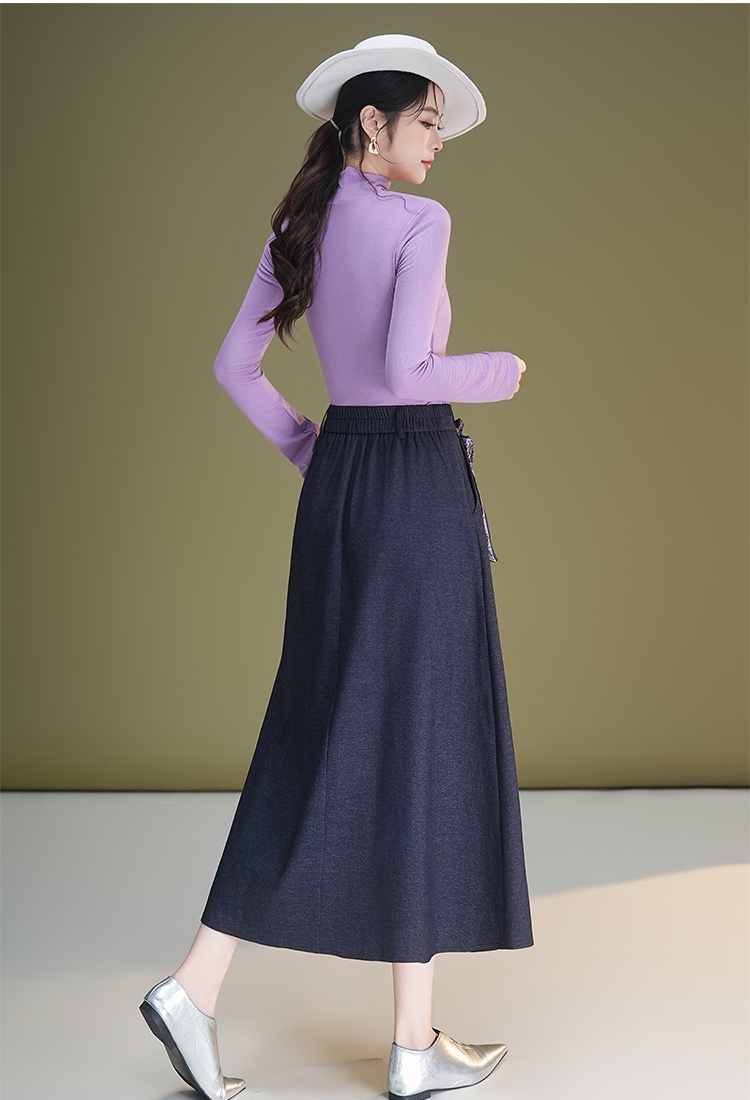 Loose business suit big skirt long skirt for women