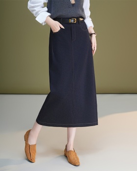 Casual long autumn package hip skirt for women