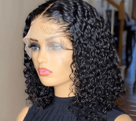 European style fashion wig front lace headgear for women