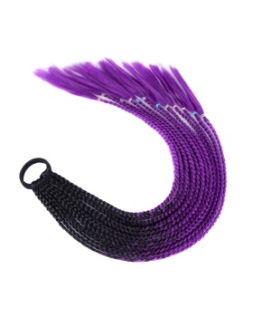 Horsetail colors hair ring small personality headwear