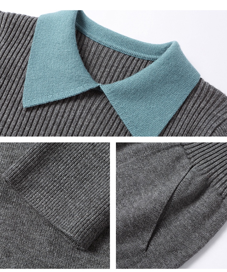 Autumn waistcoat long sweater dress 2pcs set