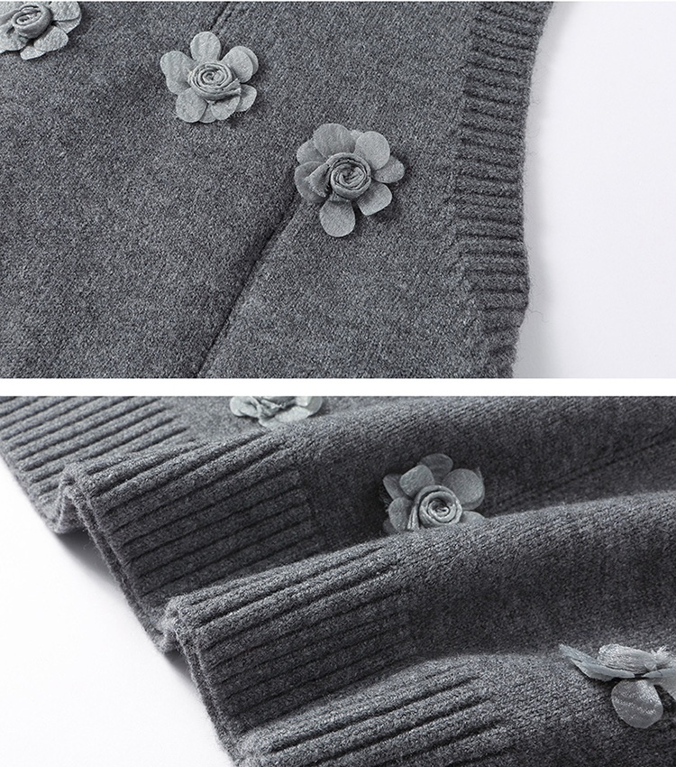 Western style dress sweater 2pcs set for women