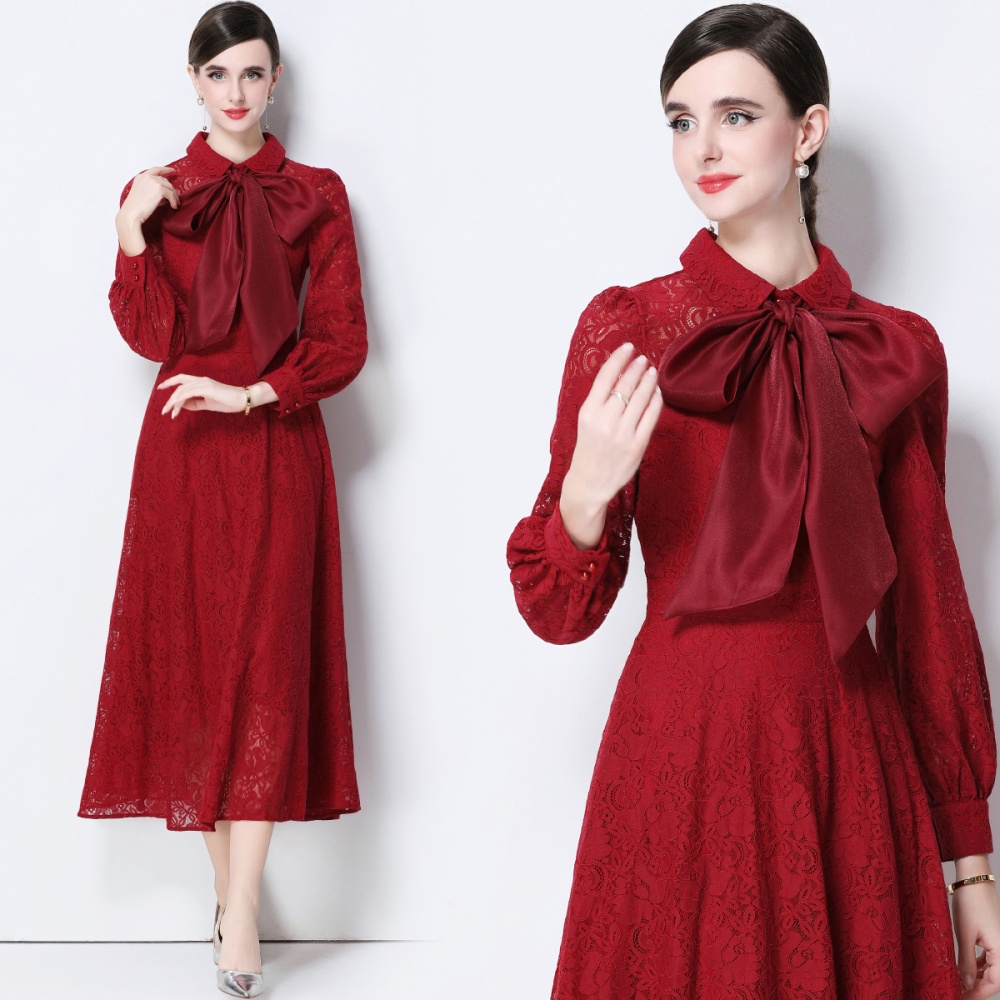 Silk high waist dress frenum long dress for women