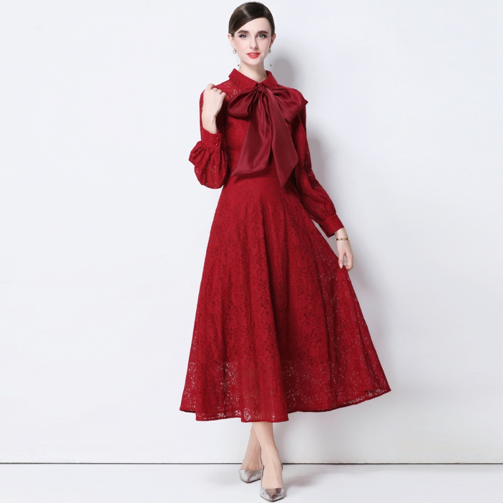 Silk high waist dress frenum long dress for women