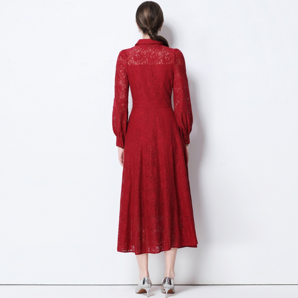 Silk high waist dress frenum long dress for women