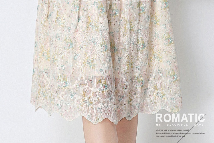 Light luxury fashion skirt printing tops a set