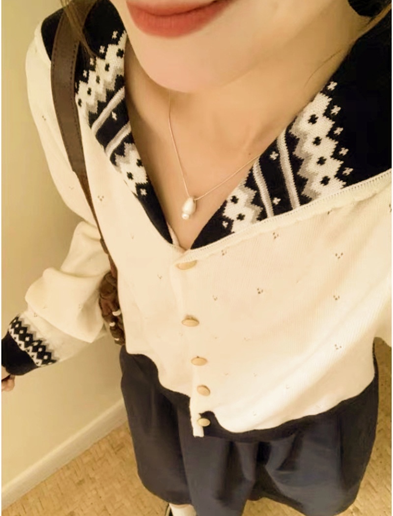 Korean style thin sweater knitted long sleeve jacket