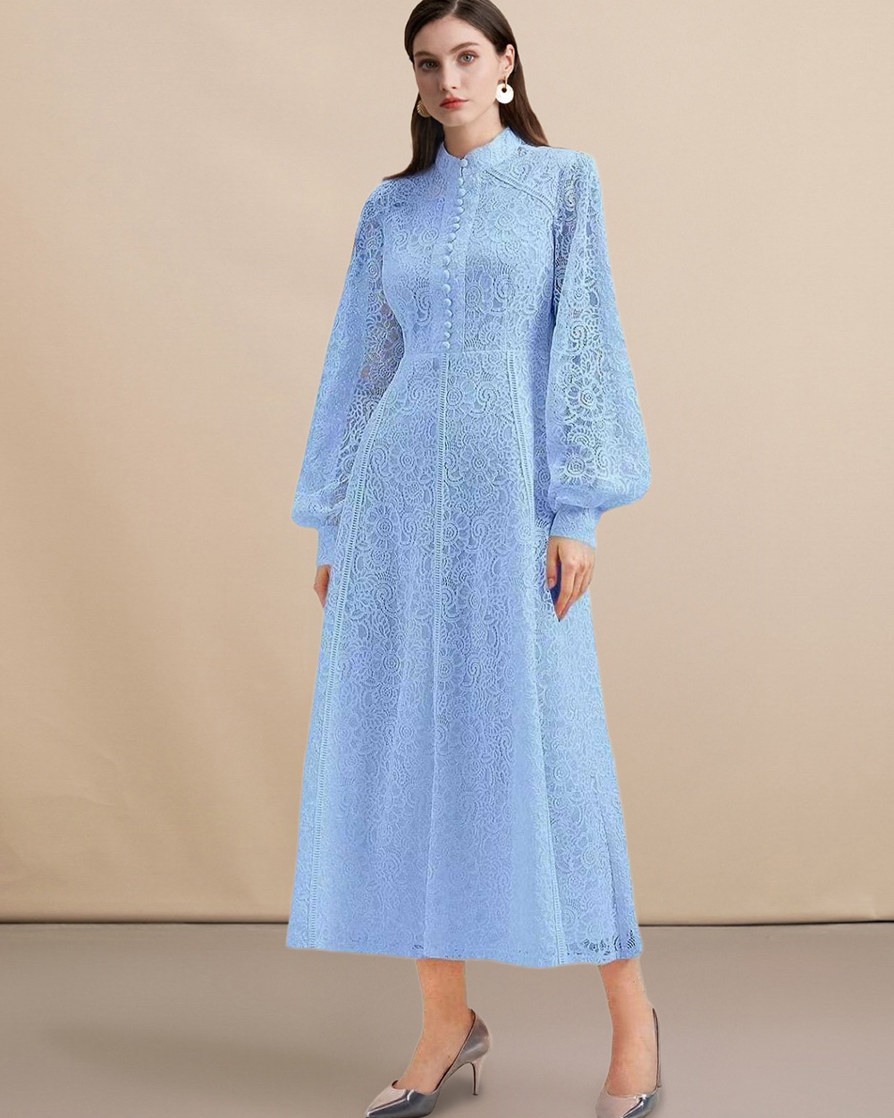France style long dress temperament dress for women