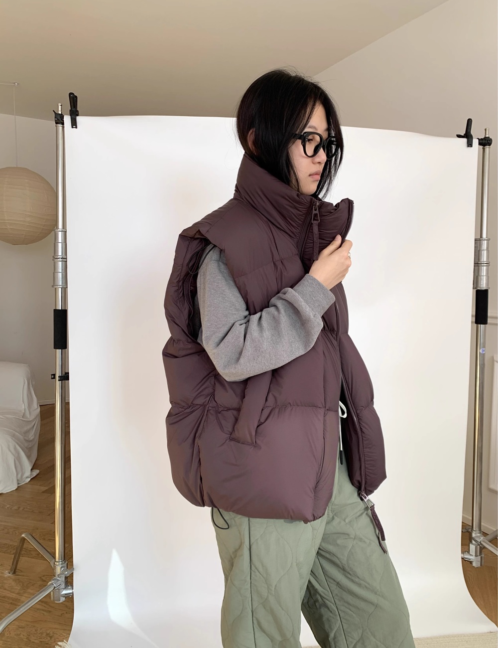 Thermal removable waistcoat simple coat
