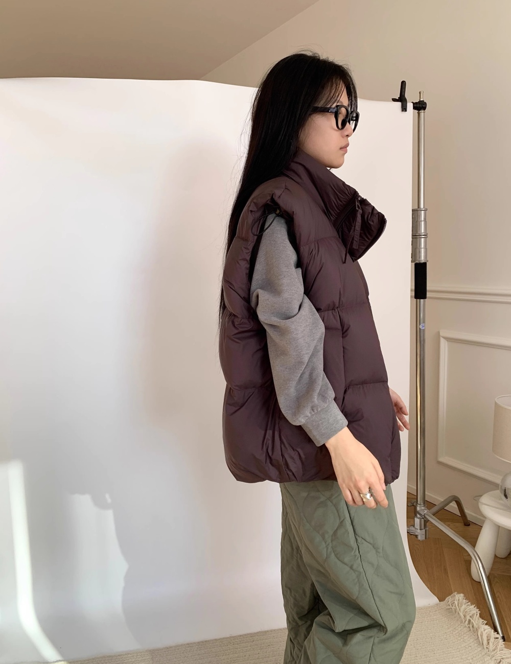 Thermal removable waistcoat simple coat