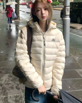 Couples thin bread clothing Casual white down coat for women