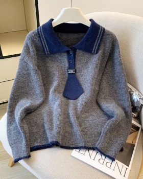 Long sleeve loose tops autumn and winter sweater for women