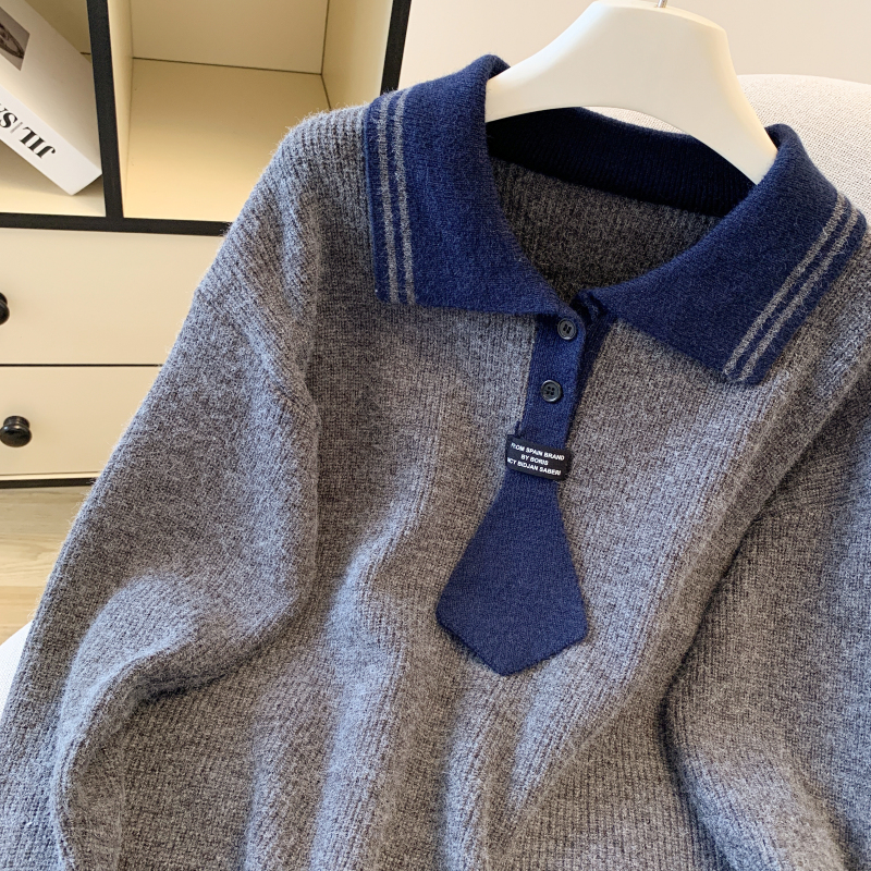 Long sleeve loose tops autumn and winter sweater for women