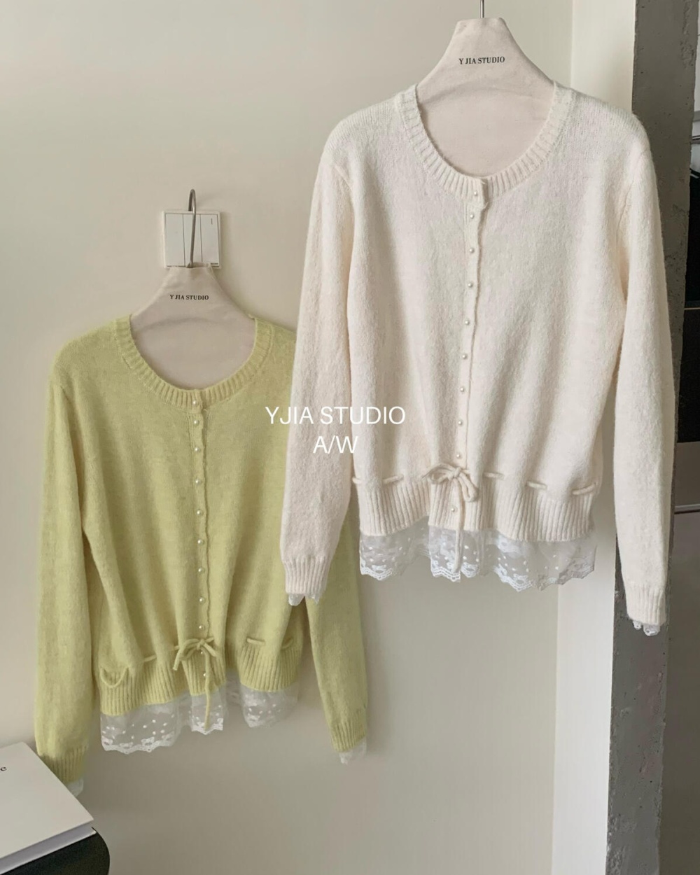 Splice drawstring pinched waist knitted sweater