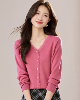 Autumn France style coat fashion tops for women
