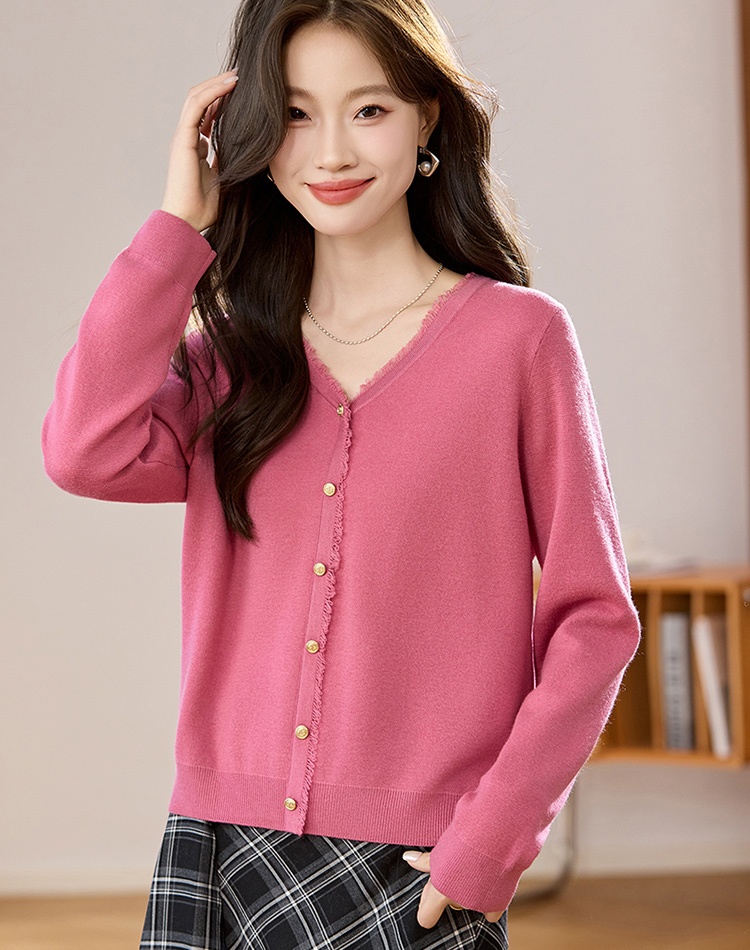 Autumn France style coat fashion tops for women