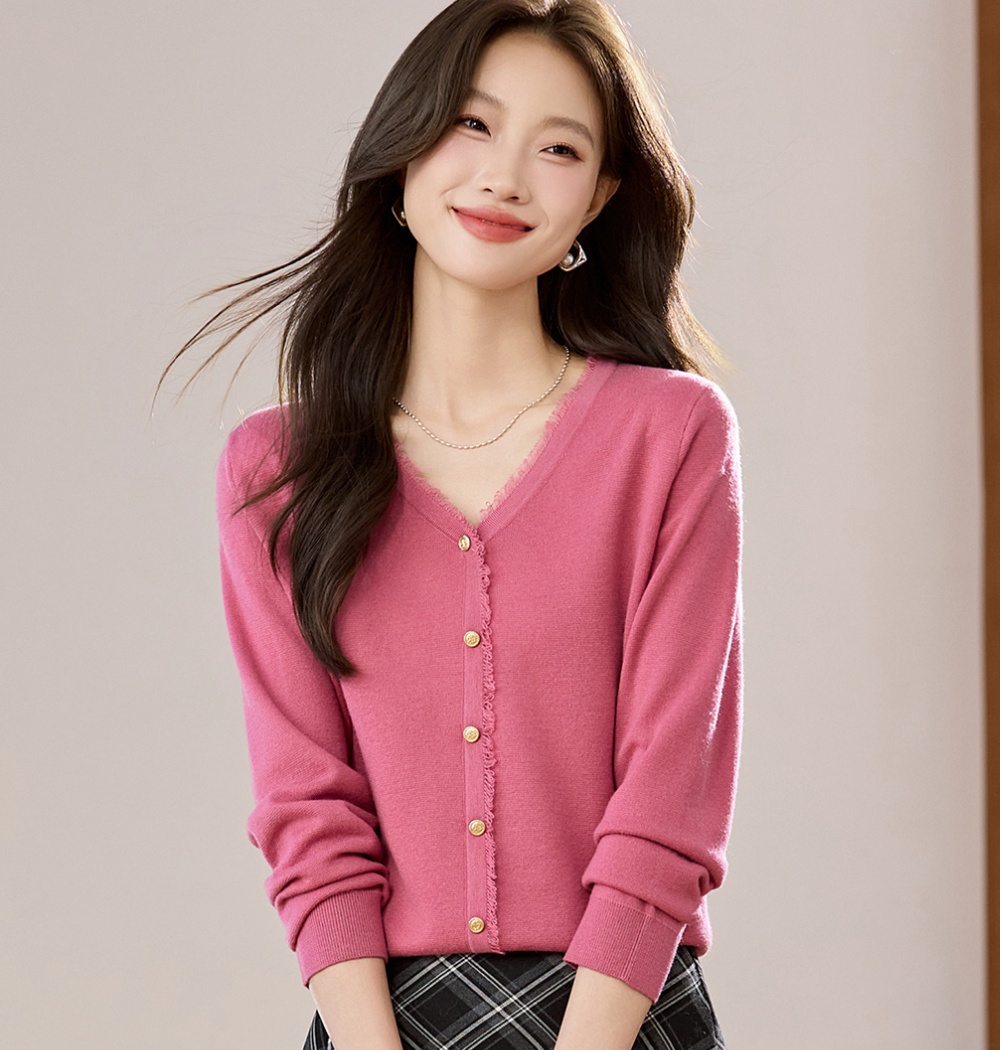 Autumn France style coat fashion tops for women