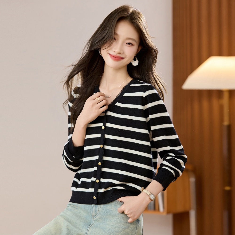 Autumn France style coat fashion tops for women