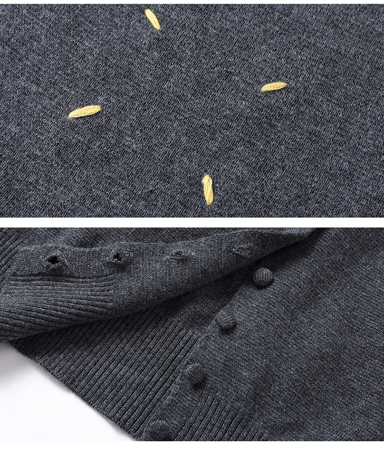 Korean style thin hooded sweater short autumn coat
