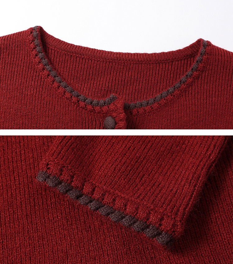 Chinese style sweater coat for women