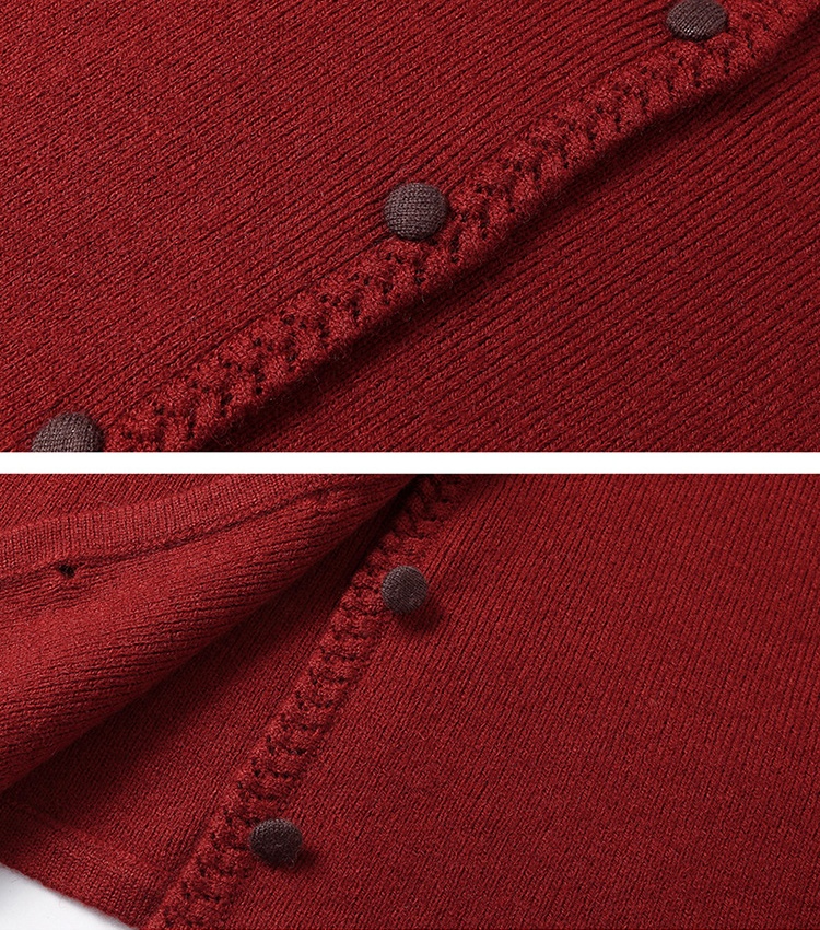 Chinese style sweater coat for women