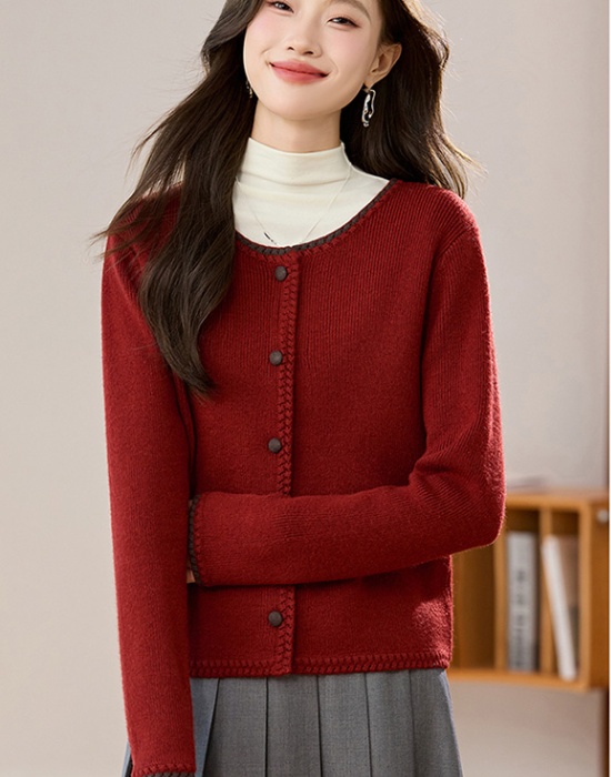 Chinese style sweater coat for women