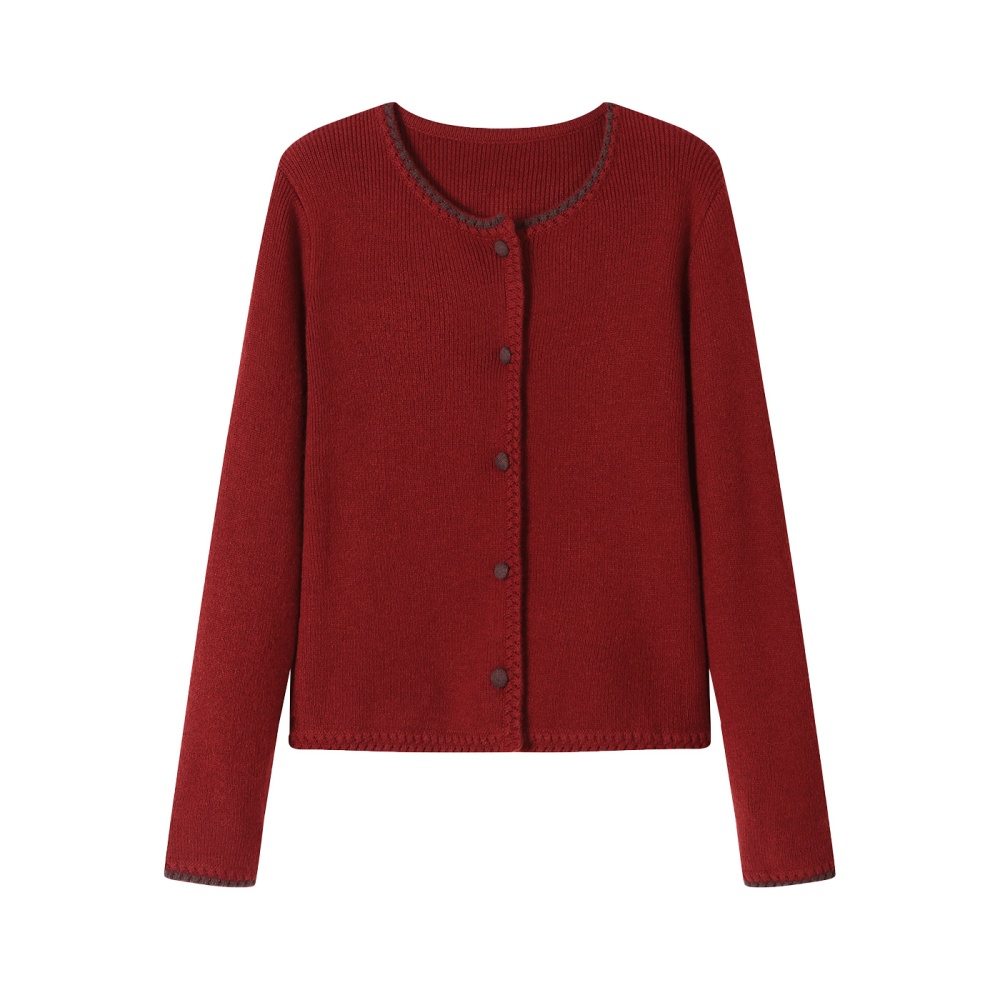 Chinese style sweater coat for women