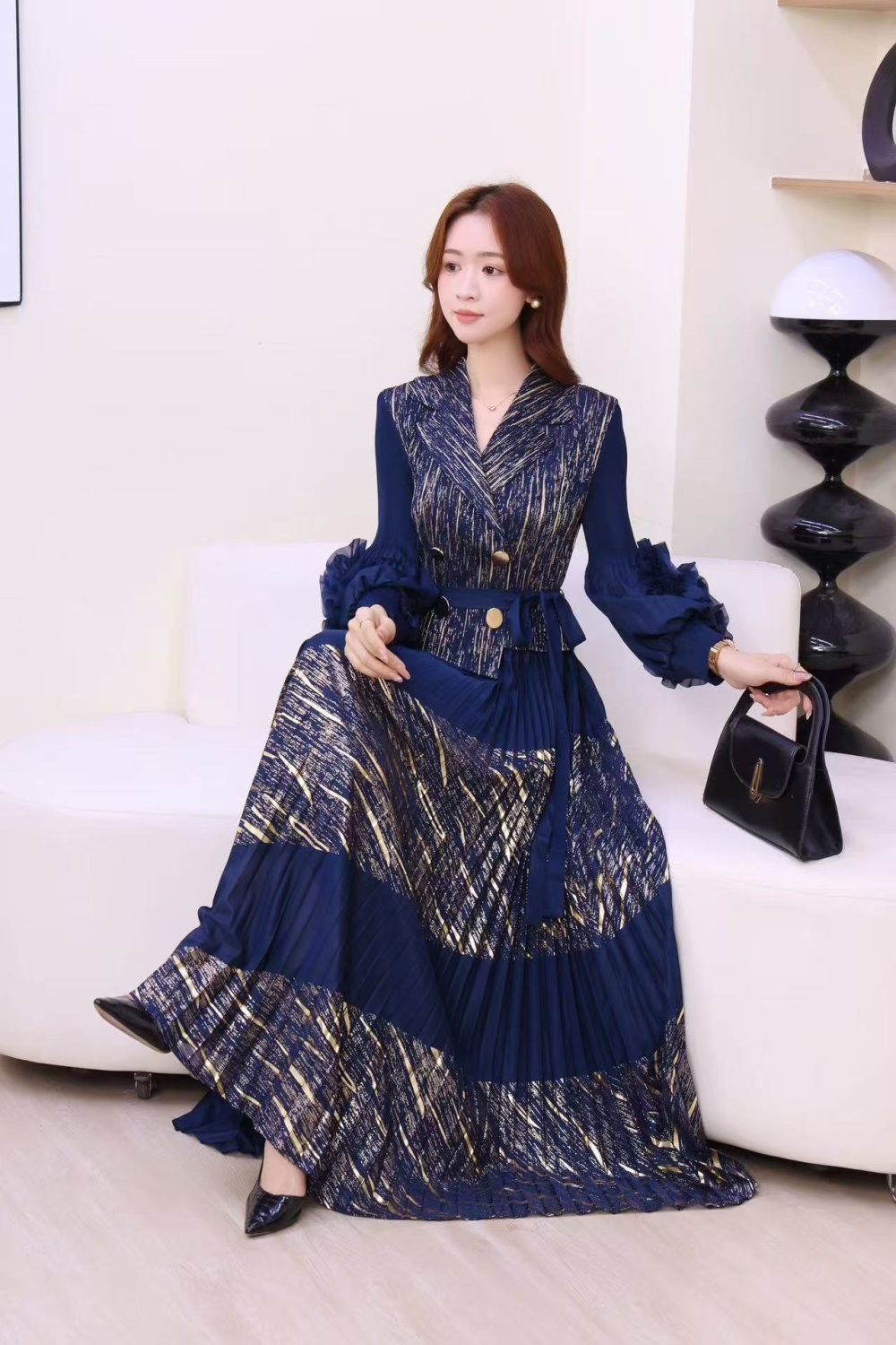 Big skirt disk flowers fold flowers decoration dress
