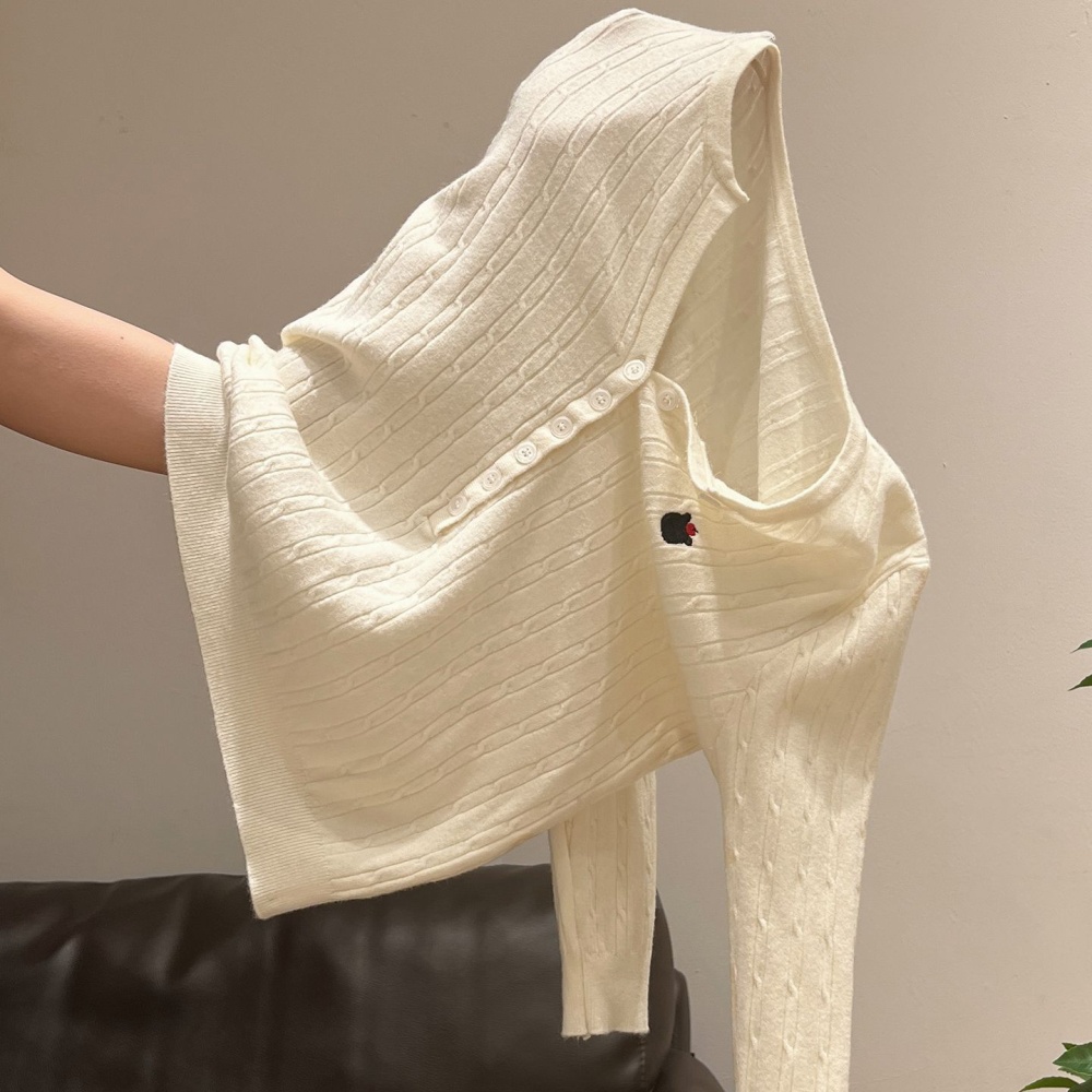 Knitted Casual T-shirt twist loose sweater for women