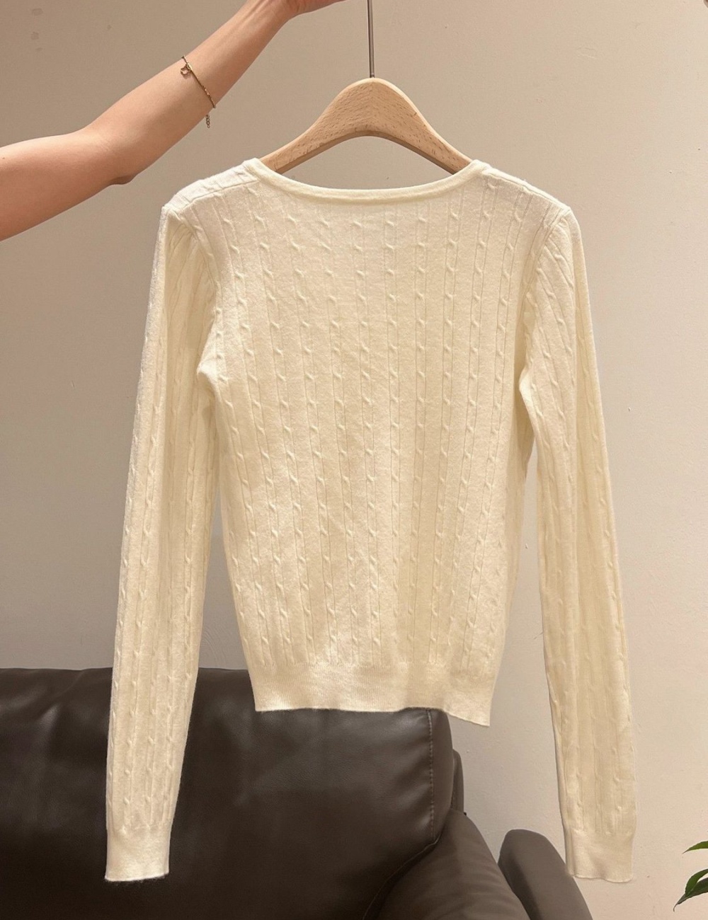 Knitted Casual T-shirt twist loose sweater for women