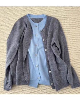 Autumn and winter slim cardigan knitted coat