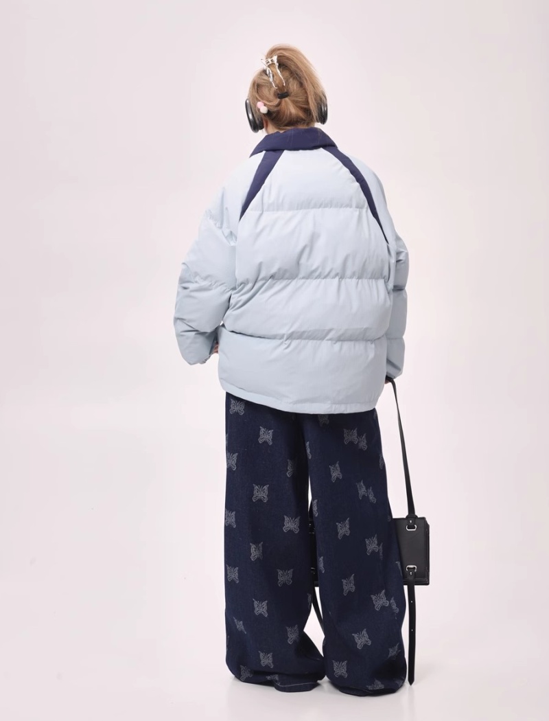 Loose winter thick cotton coat for women